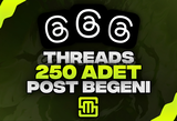 ✨Threads 250 Post Beğeni!