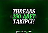 ⭐Threads 250 Takipçi!