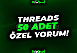 ⭐Threads 50 Adet Özel Yorum!