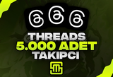 ✨Threads 5.000 Adet Takipçi!