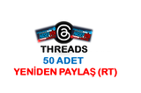 THREADS 50ADET (RT) ORGANİK GERÇEK KULLANICILAR