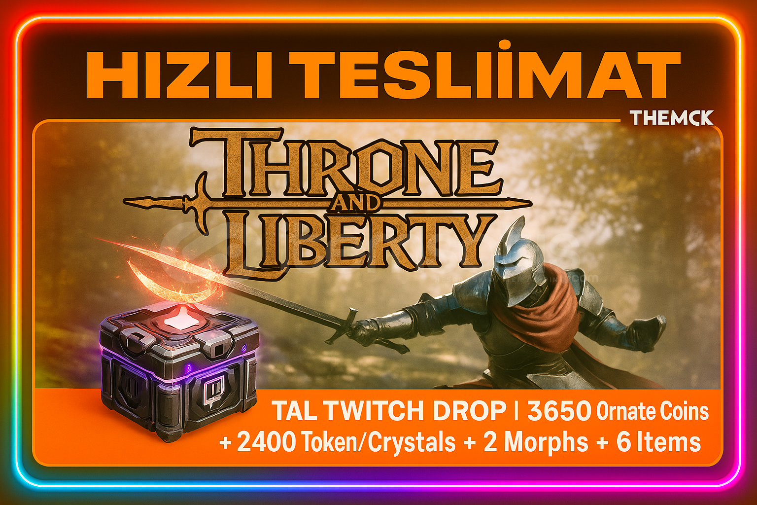 ⭐️4150x Coins❤️Throne And Liberty Twitch Drop❤️ ⭐️4150x Coins❤️Throne And Liberty Twitch Drop❤️