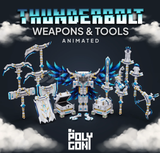 Thunderbolt Animated Weapons & Tools Set