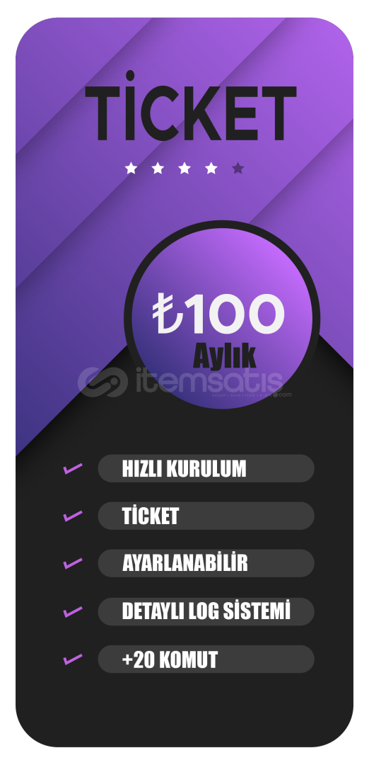 TİCKET BOT  TİCKET BOT