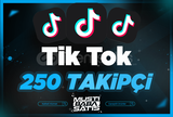 TikTok 250 Takipçi + Garanti
