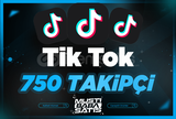 TikTok 750 Takipçi + Garanti