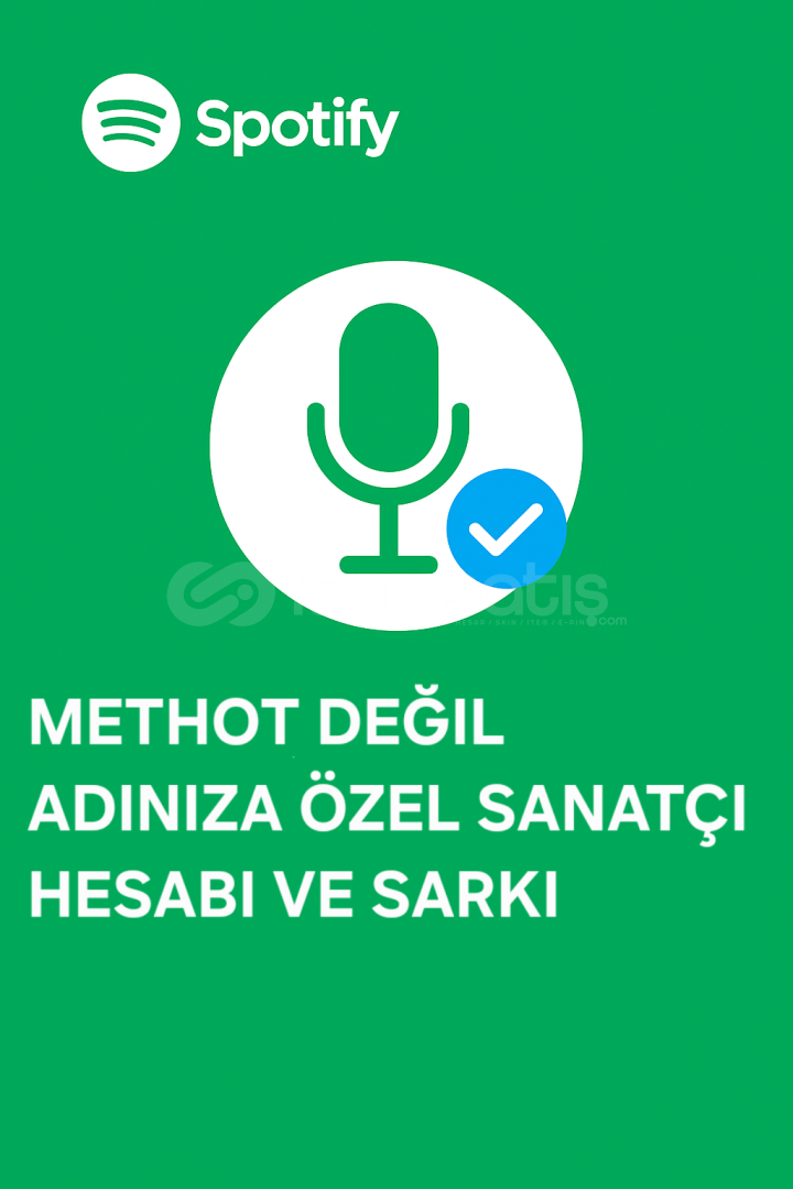 Tikli Spotify Sanatçı Hesabı & Şarkı Yayımlama Tikli Spotify Sanatçı Hesabı & Şarkı Yayımlama