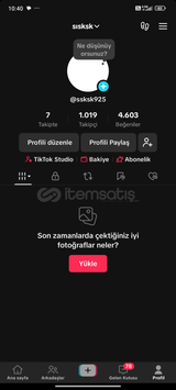 Tiktok 1 k hesap canlı yayın açık