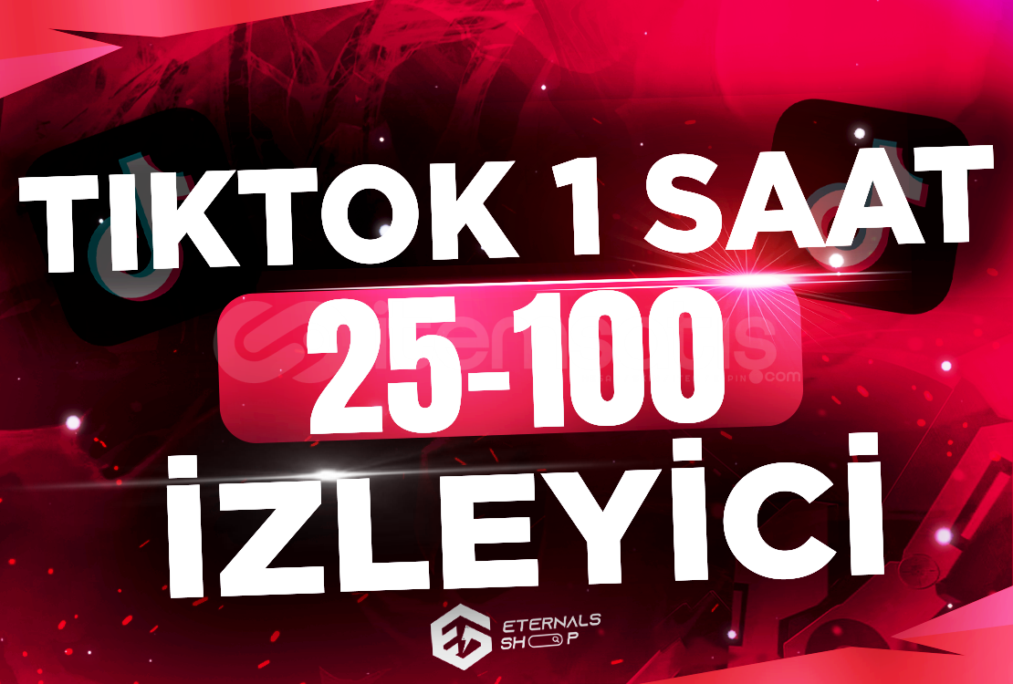 Tiktok 1 Saat 25-100 Canlı İzleyici - KEŞFET Tiktok 1 Saat 25-100 Canlı İzleyici - KEŞFET
