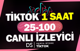 Tiktok 1 Saat 25-100 Canlı İzleyici - KEŞFET