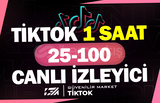 Tiktok 1 Saat 25-100 Canlı İzleyici - KEŞFET