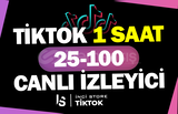 Tiktok 1 Saat 25-100 Canlı İzleyici - KEŞFET