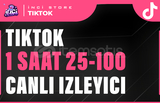 Tiktok 1 Saat 25-100Canlı İzleyici - KEŞFET