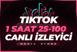 Tiktok 1 Saat 25-100Canlı İzleyici - KEŞFET