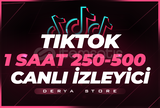 Tiktok 1 Saat 250-500Canlı İzleyici - KEŞFET