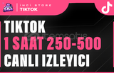 Tiktok 1 Saat 250-500Canlı İzleyici - KEŞFET