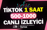 Tiktok 1 Saat 500-1000 Canlı İzleyici - KEŞFET