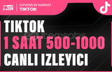 Tiktok 1 Saat 500-1000 Canlı İzleyici - KEŞFET