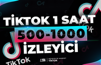 Tiktok 1 Saat 500-1000 Canlı İzleyici - KEŞFET