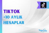 TikTok +10 Aylık Hesaplar (Mail Onaylı)