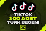 ✨TikTok 100 Adet Türk Beğeni!