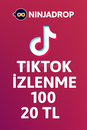 TİKTOK 100 İZLENME UCUZ VE GÜVENLİ NİNJADROPTAN