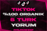 ⭐TİKTOK | %100 ORGANİK 5 TÜRK YORUM⭐