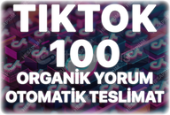TikTok 100 Organik Yorum - Keşfet Etkili