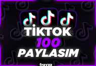 ⭐Tiktok + 100 PAYLAŞIM⭐