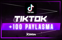 ⭐TİKTOK +100 PAYLASMA - ANINDA TESLİM ⭐