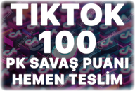 TikTok 100 PK Savaş Puanı - Keşfet Etkili