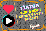 TikTok - 1.000 Adet Canlı Yayın Beğenisi ⭐