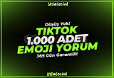 ⭐TikTok 1.000 Adet Emoji Yorum
