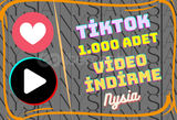 TikTok - 1.000 Adet Video İndirme ⭐