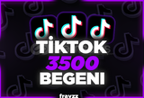 ⭐Tiktok +3500 Beğeni⭐