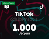 TİKTOK 1.000 BEĞENİ ANINDA TESLİM!!!