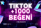 Tiktok 1000 Beğeni - Hızlı Teslimat - Gshop