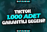 ⭐️Tiktok 1000 beğeni (kalıcı)