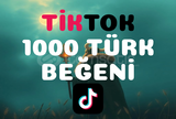 Tiktok 1000 Beğeni (KARIŞIK)