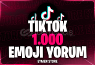 ⭐TİKTOK 1000 EMOJİ YORUM