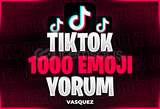 ⭐TİKTOK 1000 EMOJİ YORUM⭐