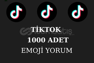 ⭐Tiktok 1000 Emoji Yorum - KEŞFET ETKİLİ