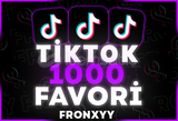 TikTok 1000 Favori(EN HIZLISI)