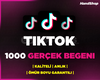 ⭐TİKTOK 1000 GERÇEK BEĞENİ | GARANTİLİ⭐