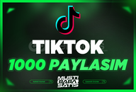 ⭐TikTok 1000 Gerçek Paylaşım