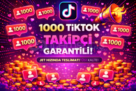 ✅ TİKTOK 1.000 GERÇEK TAKİPÇİ