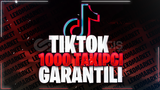 ✨TİKTOK 1000 GERÇEK TAKİPÇİ [GARANTİ]✨