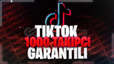 ✨TİKTOK 1000 GERÇEK TAKİPÇİ [GARANTİ]✨