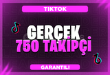 ✨TİKTOK 750 GERÇEK TAKİPÇİ HIZLI TESLİMAT ✨