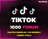 ⭐TİKTOK 1000 GERÇEK YORUM | GARANTİLİ⭐